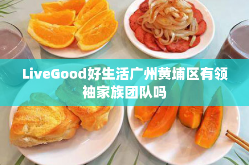 LiveGood好生活广州黄埔区有领袖家族团队吗