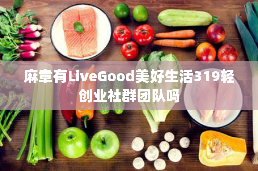 麻章有LiveGood美好生活319轻创业社群团队吗