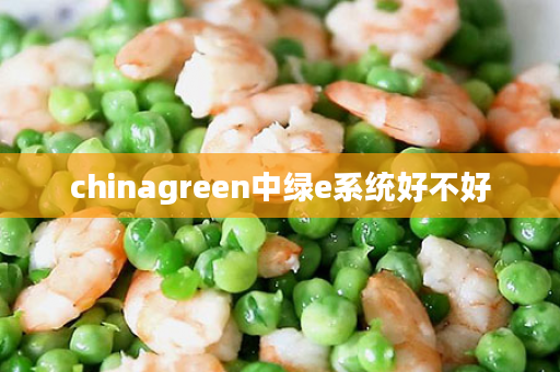 chinagreen中绿e系统好不好