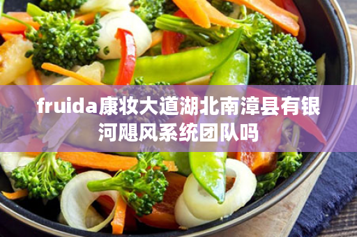 fruida康妆大道湖北南漳县有银河飓风系统团队吗