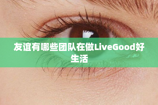 友谊有哪些团队在做LiveGood好生活