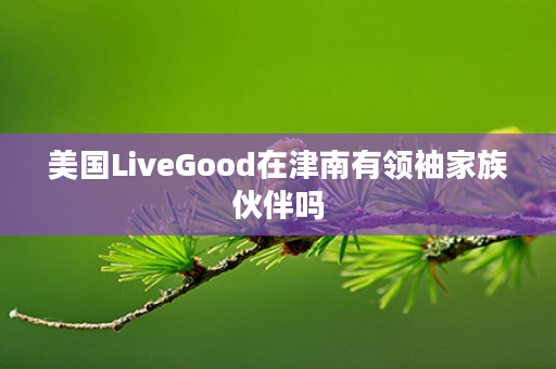 美国LiveGood在津南有领袖家族伙伴吗