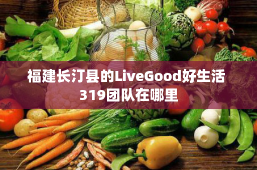 福建长汀县的LiveGood好生活 319团队在哪里