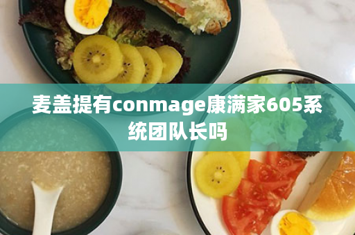 麦盖提有conmage康满家605系统团队长吗