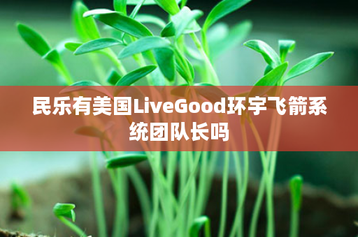 民乐有美国LiveGood环宇飞箭系统团队长吗