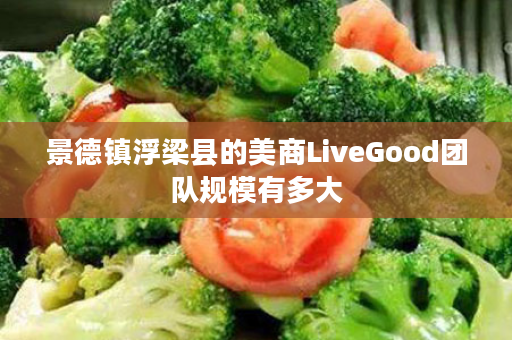 景德镇浮梁县的美商LiveGood团队规模有多大