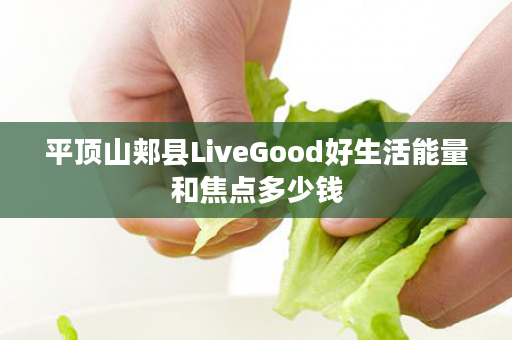 平顶山郏县LiveGood好生活能量和焦点多少钱