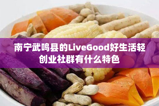 南宁武鸣县的LiveGood好生活轻创业社群有什么特色