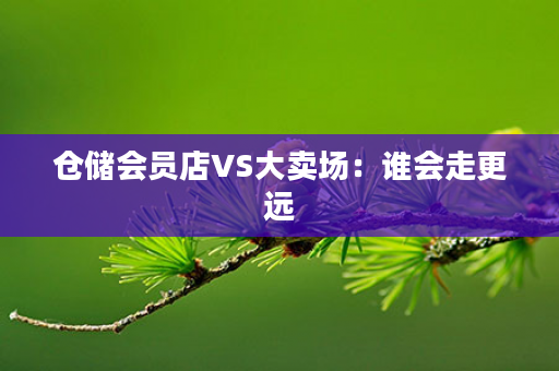 仓储会员店VS大卖场：谁会走更远