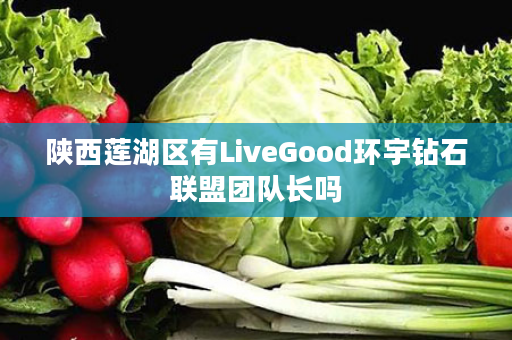 陕西莲湖区有LiveGood环宇钻石联盟团队长吗